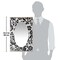 Infinity Instruments French Country Floral - H 24" W 16" Antique White Glass Decorative Frame 15431 - alternate 8